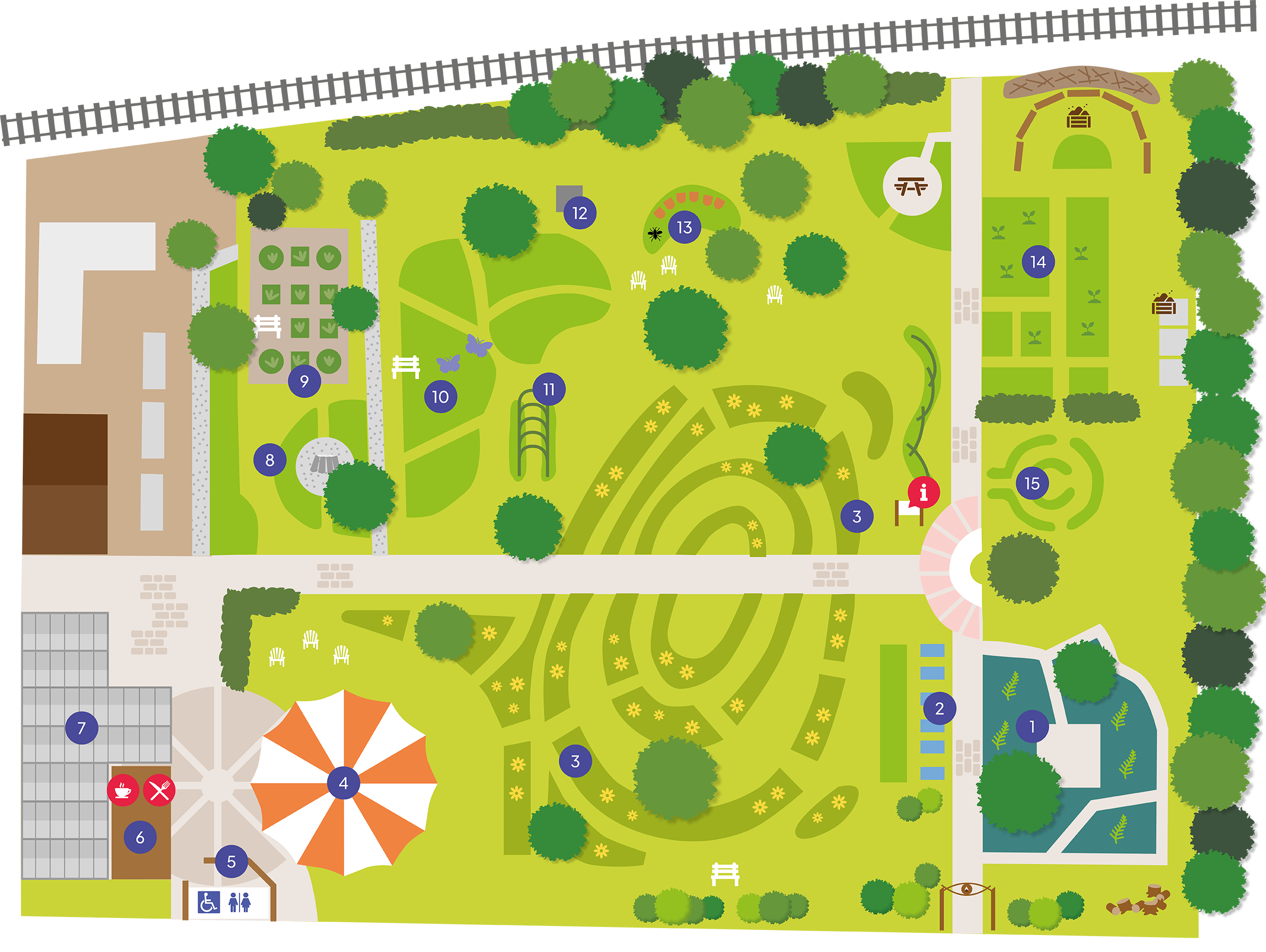 plattegrond Tuin van de Toekomst